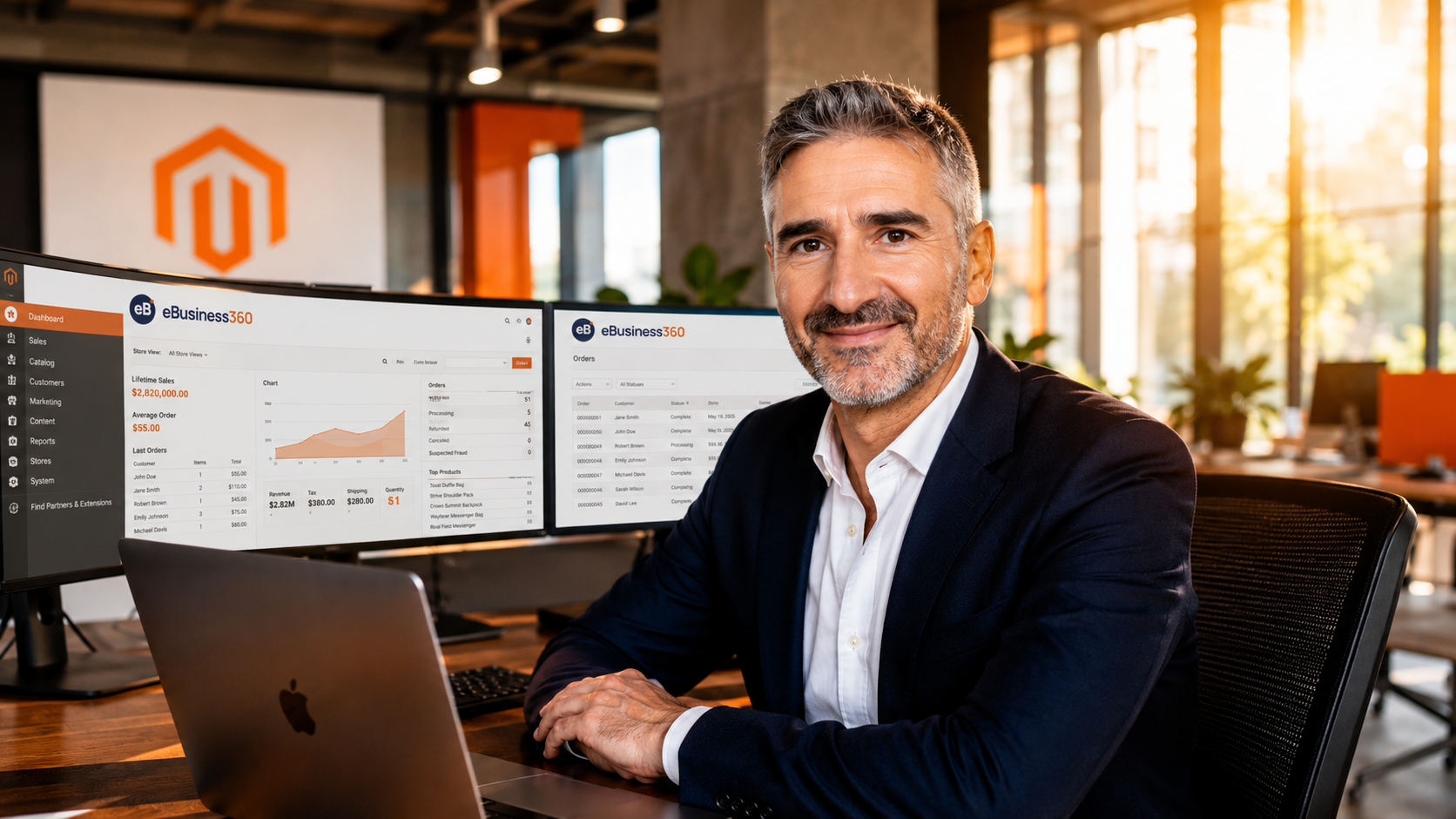 Maxime LESGUILLIER — Expert Magento 2 dans son bureau