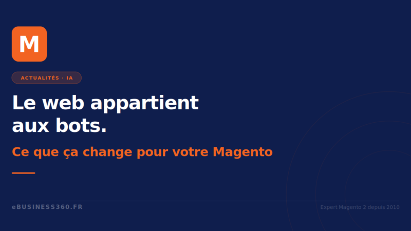 Le web est majoritairement peuplé de bots : ce que ça change pour votre Magento